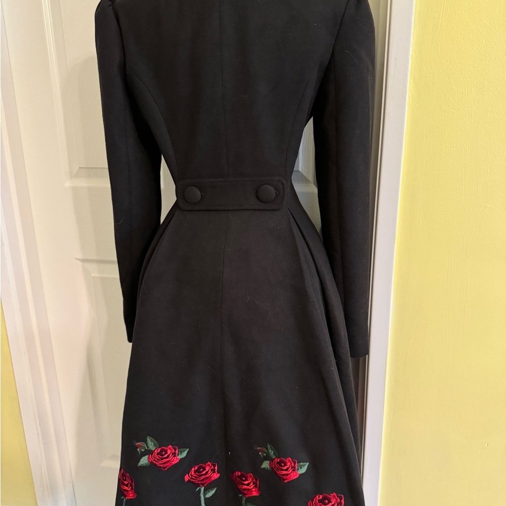 BNWT HELL BUNNY ROSA ROSSA COAT *GORGEOUS* - Picture 4 of 8
